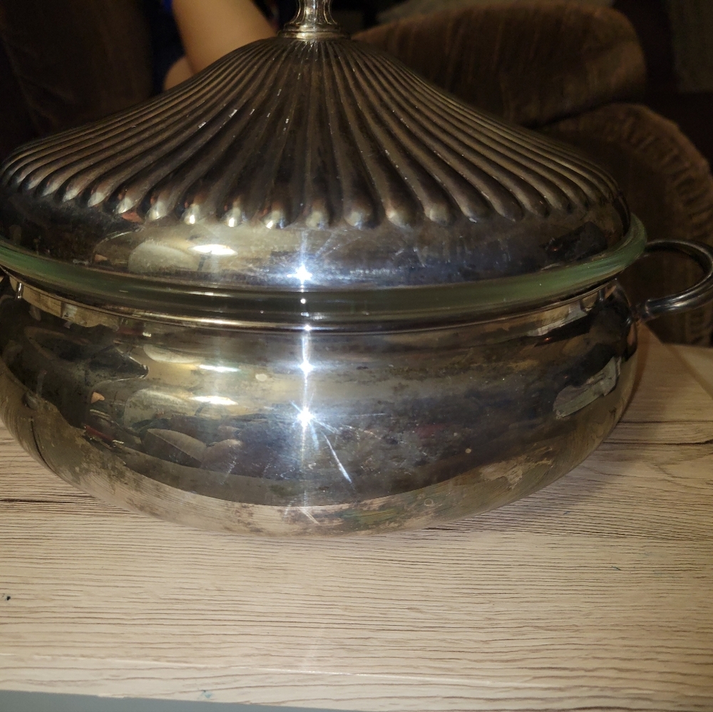 Silver Serving Dish